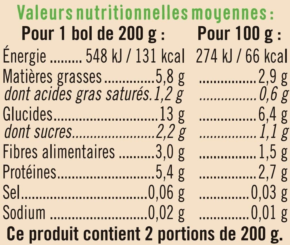 U Bols chou fleur pomme de terre et boeuf avec morceaux U_TOUT_PETITS Bio packshot