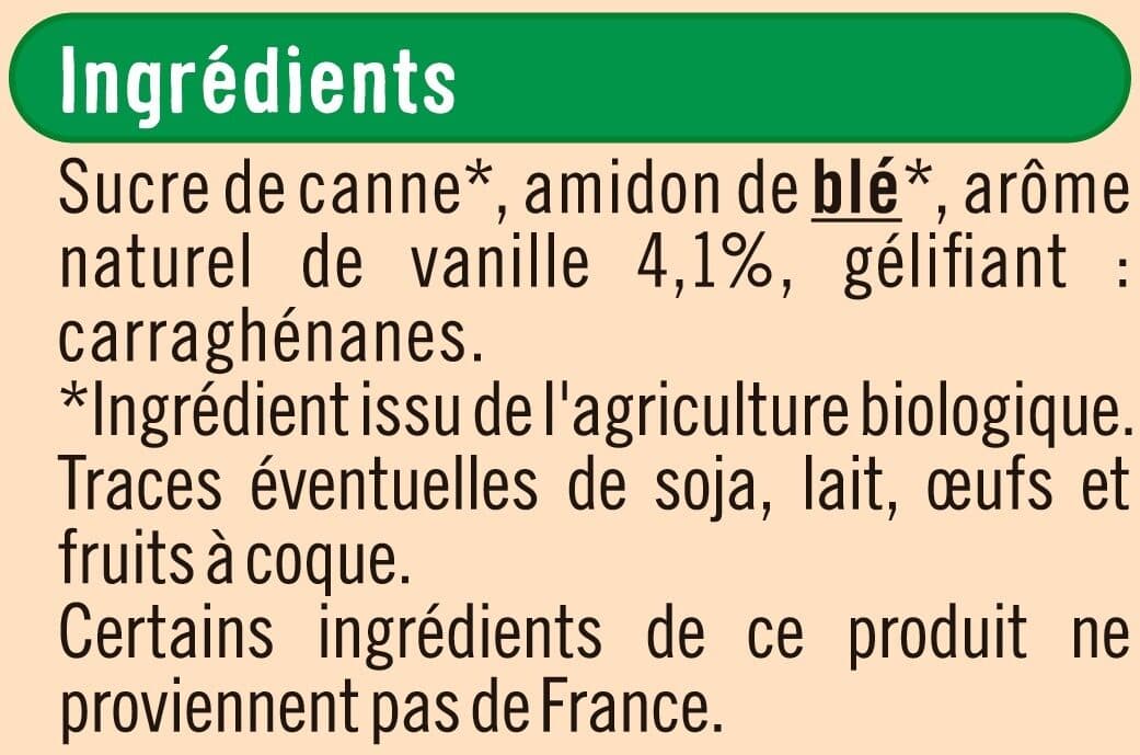 U Préparation pour entremets vanille packshot