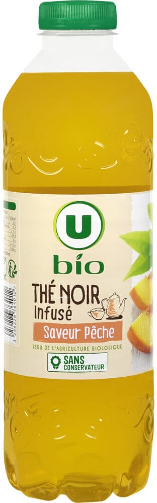 U Infusion de thé noir saveur pêche packshot