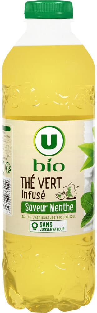 U Infusion de thé vert saveur menthe packshot