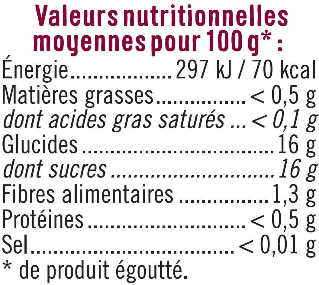 U Cocktail 4 fruits au sirop léger packshot
