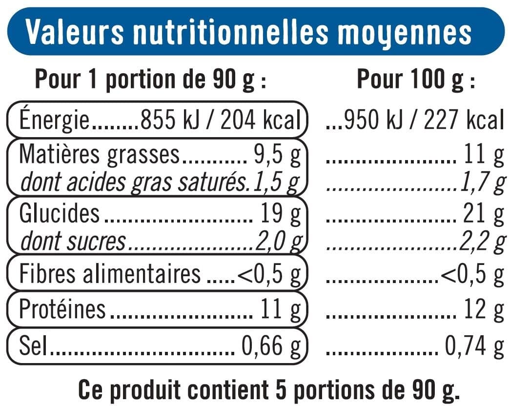 U Pané de colin d'Alaska x5 - 450g packshot
