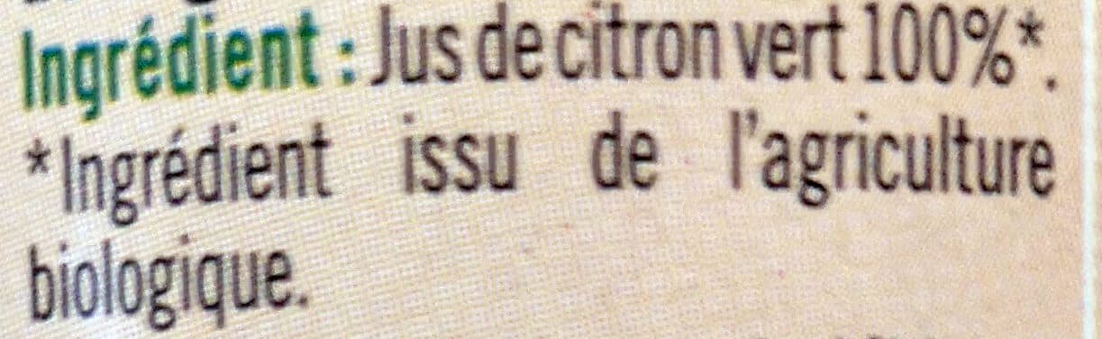 U Jus de citron vert , 25cl packshot