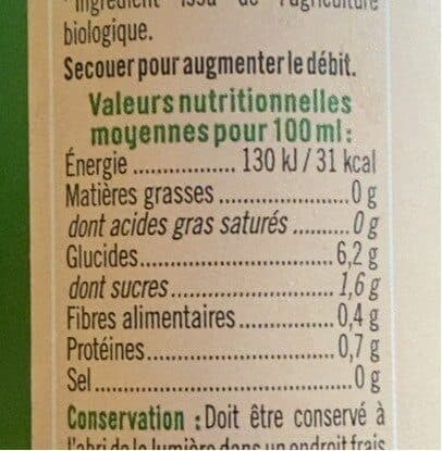 U Jus de citron vert , 25cl packshot