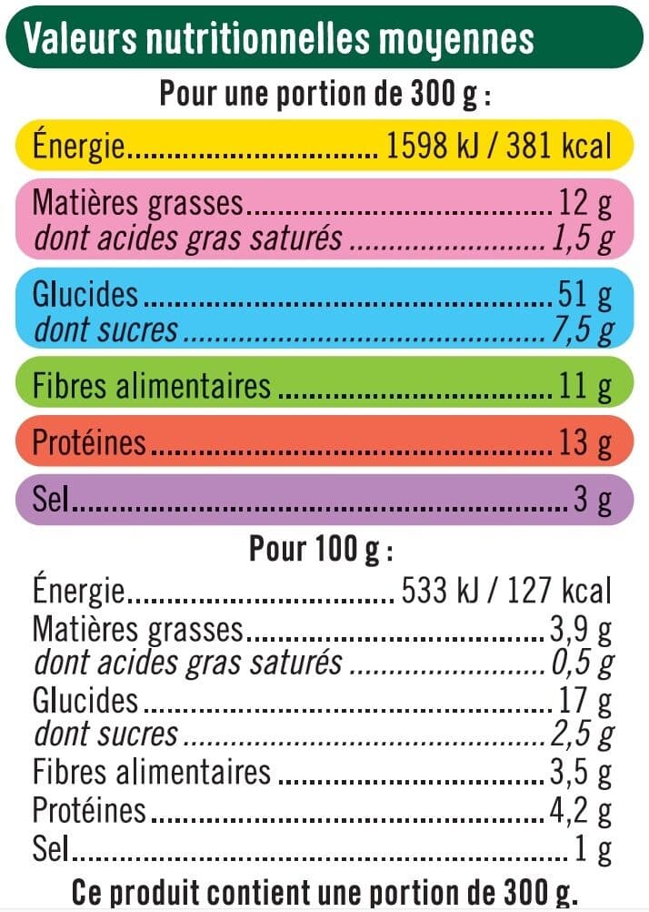 U Chili con carne bon et végétarien packshot