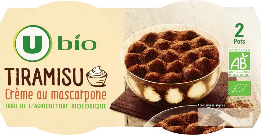 U Tiramisu, 2 unités, 90g packshot