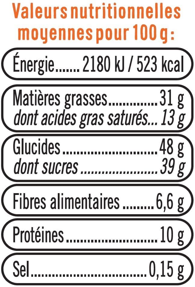 U Snacking choco cajou ananas cassis sachet de 40g packshot