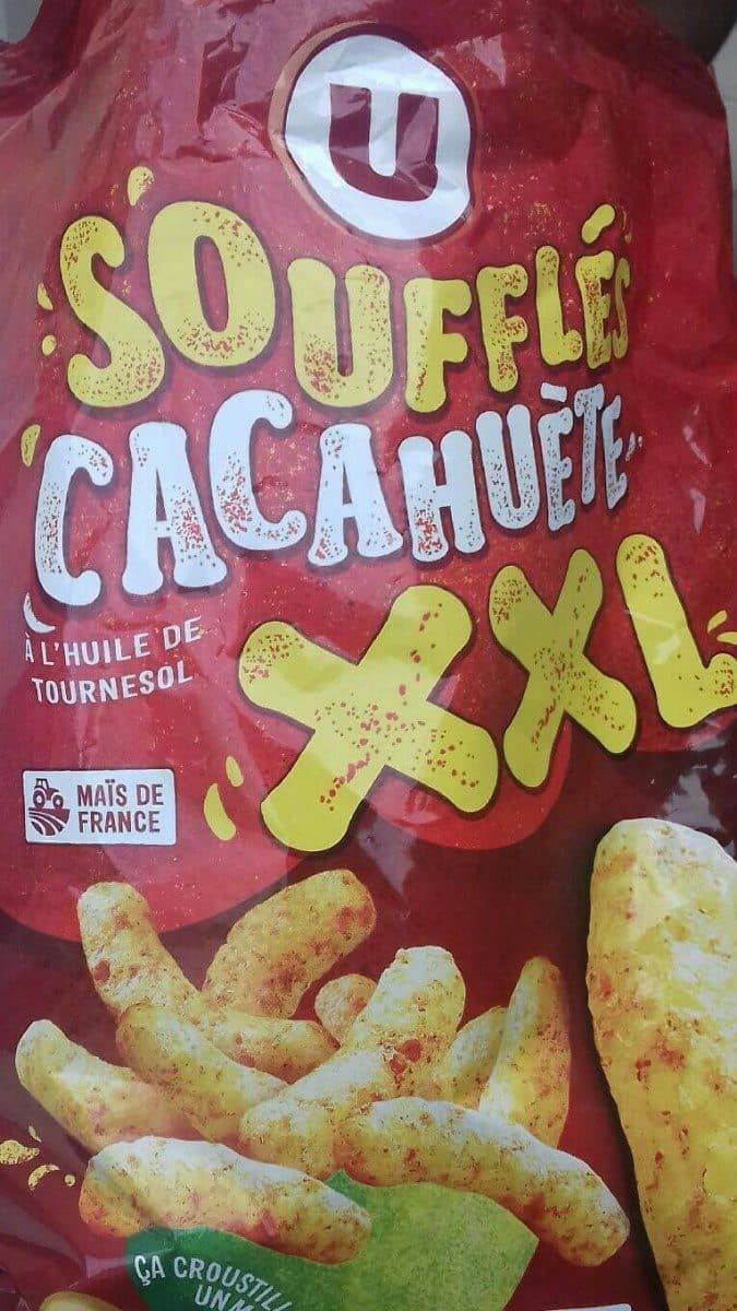 U Soufflés cacahuètes packshot