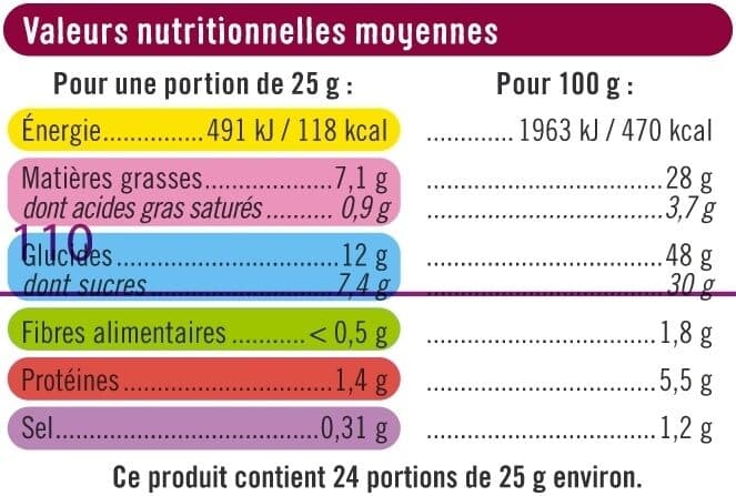 U Madeleines coquille marbrées 600g packshot