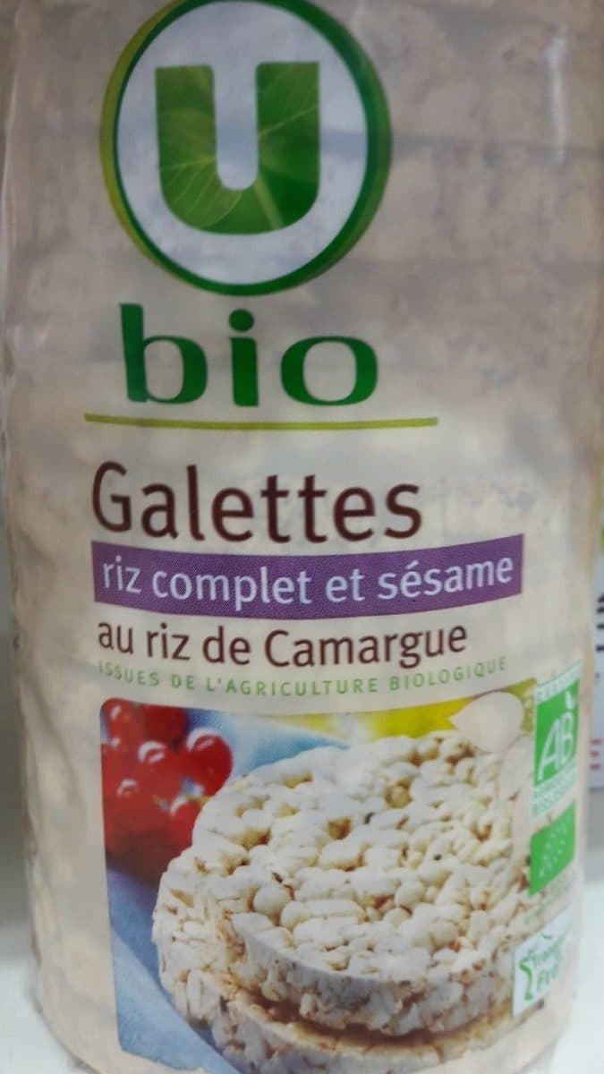 U bio Galettes au riz de camargue packshot