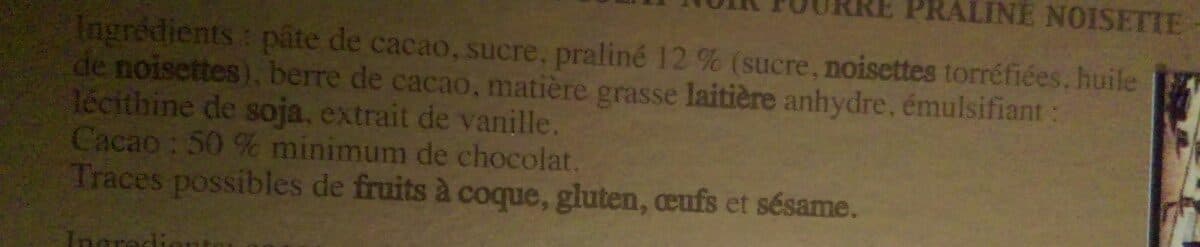 Klaus Noir fourré praliné packshot