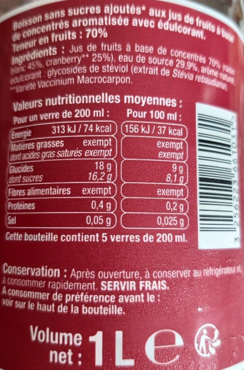 U Cranberry packshot