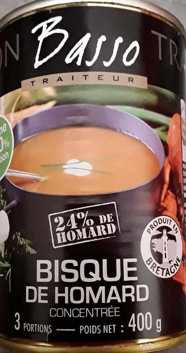 Open Food Facts Bisque de homard concentrée packshot