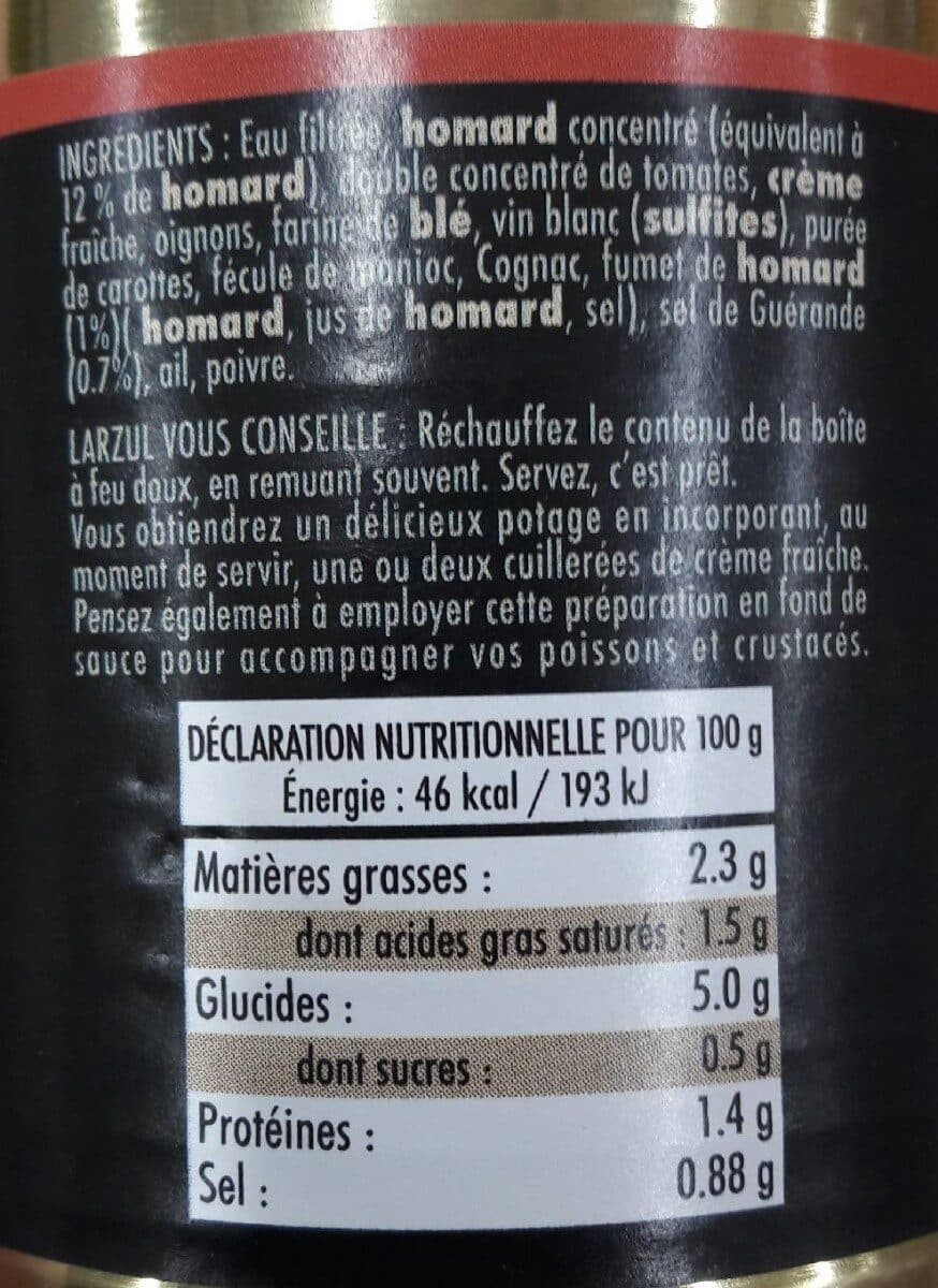 Larzul Bisque de homard LARZUL packshot