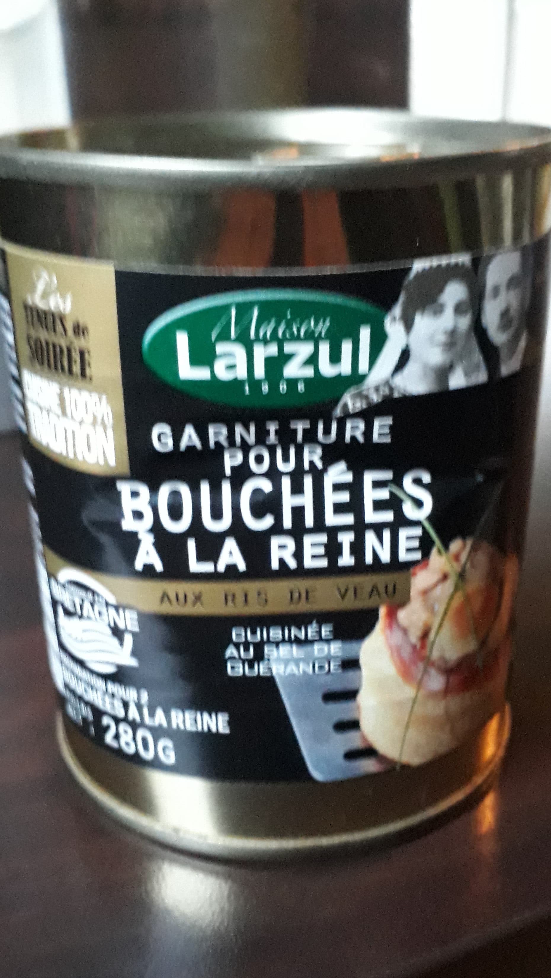 Larzul Larzul, Garniture pour bouchees a la reine aux ris de veau packshot