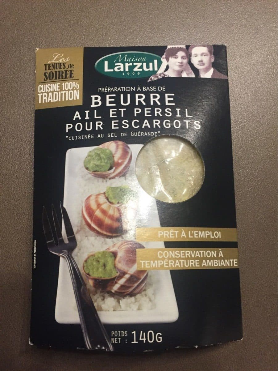 Maison Lazrul Beurre ail et persil pour escargots packshot