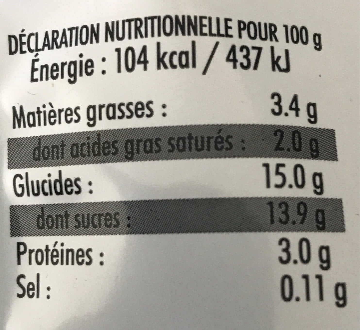 N! Nature Crème anglaise packshot