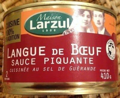 Maison Larzul Langue de boeuf, sauce piquante packshot