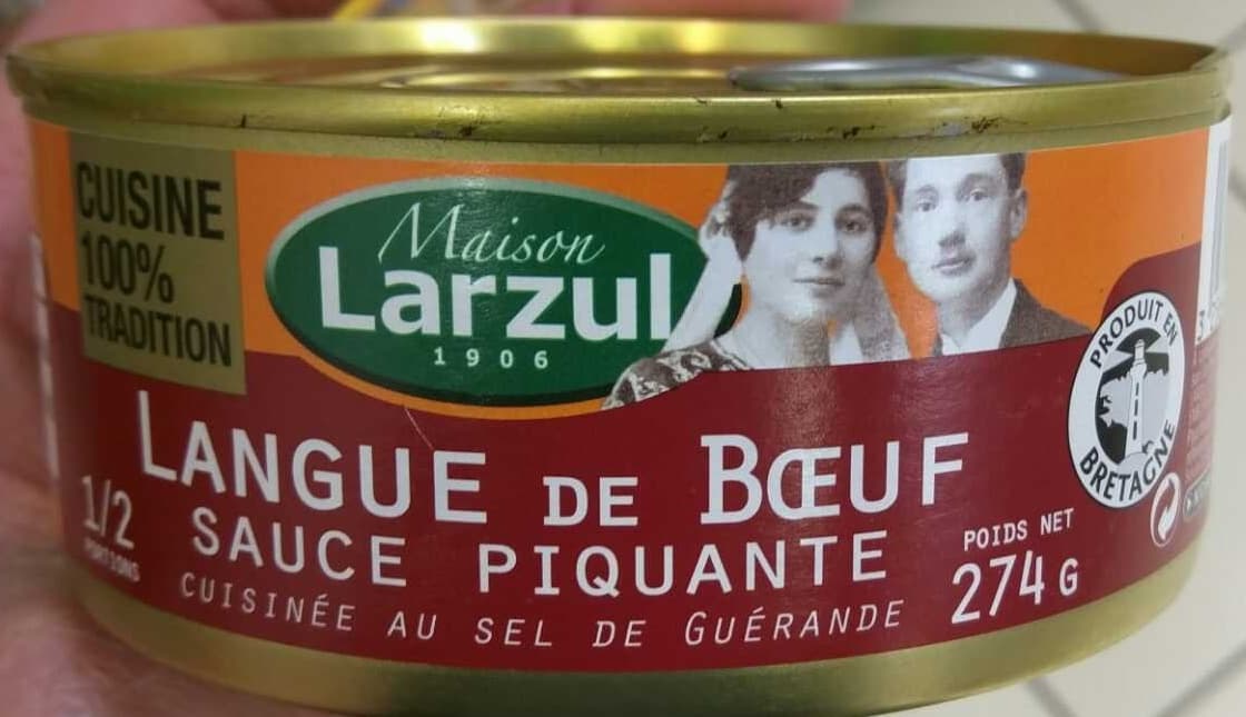 Maison Larzul Langue de Boeuf Sauce piquante packshot