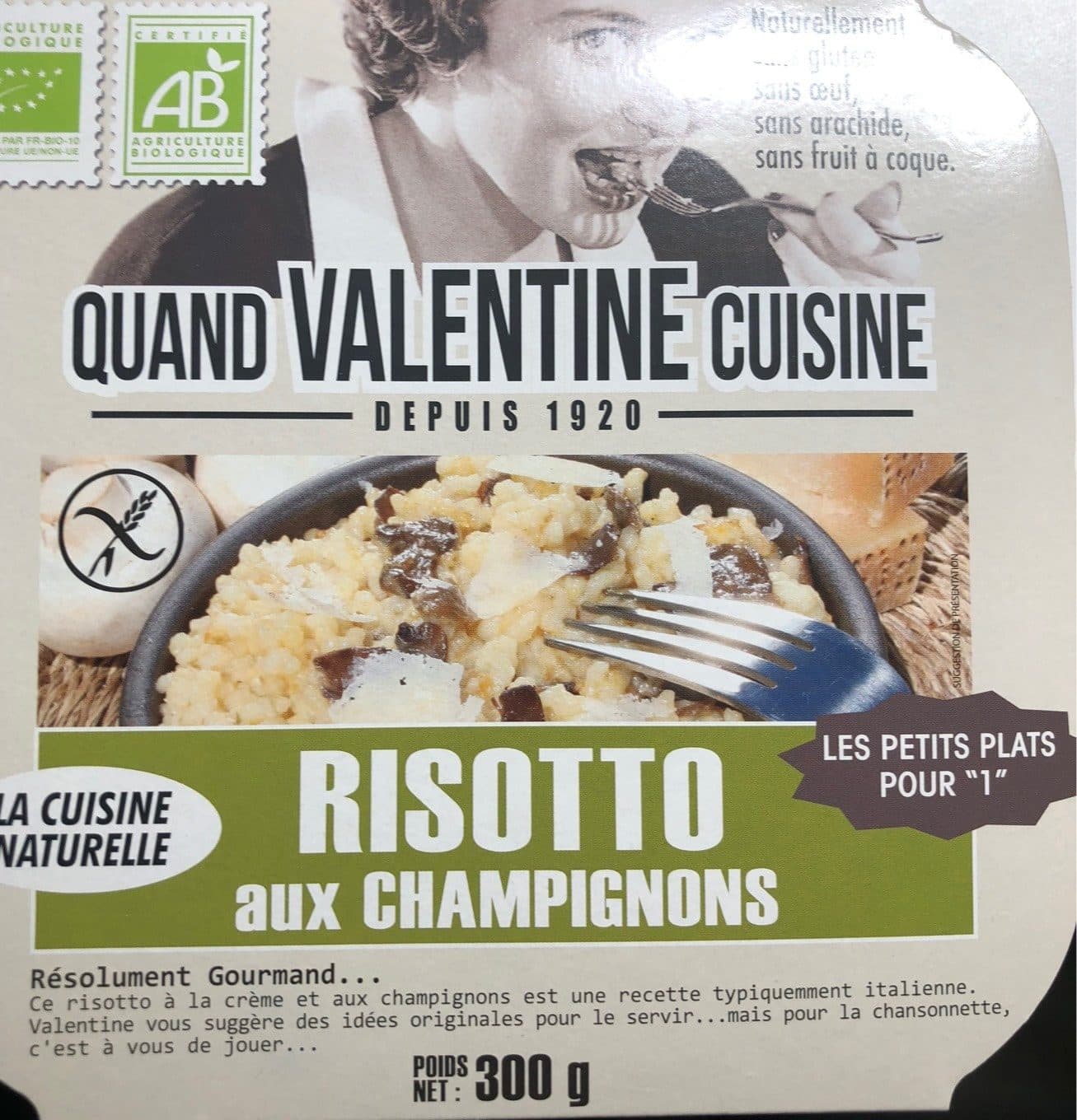 Quandvalentinecuisine Risotto aux champignons packshot