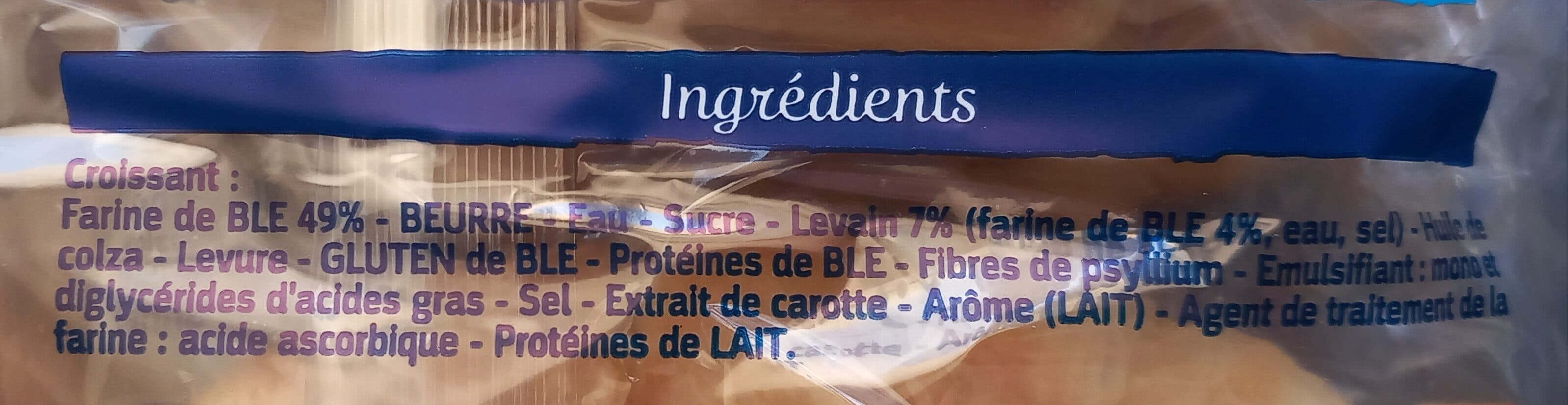 Brioche Pasquier Croissants packshot