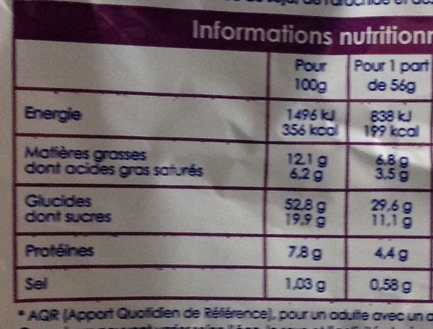 Brioche Pasquier Couronne des Rois Nature packshot