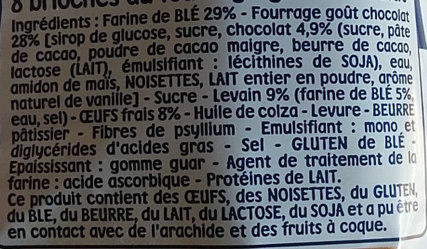 Brioche Pasquier Pitch choco x 8 packshot