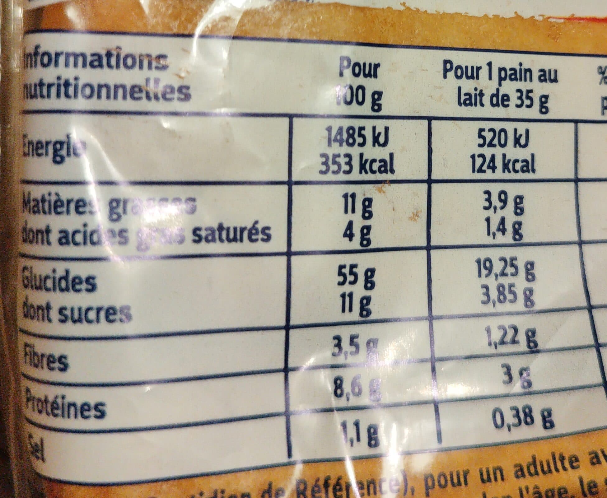 Brioche Pasquier Pains au lait packshot