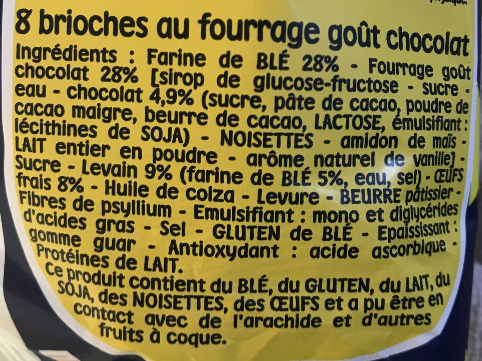 Brioches Pasquier Brioche Pasquier chocolat packshot