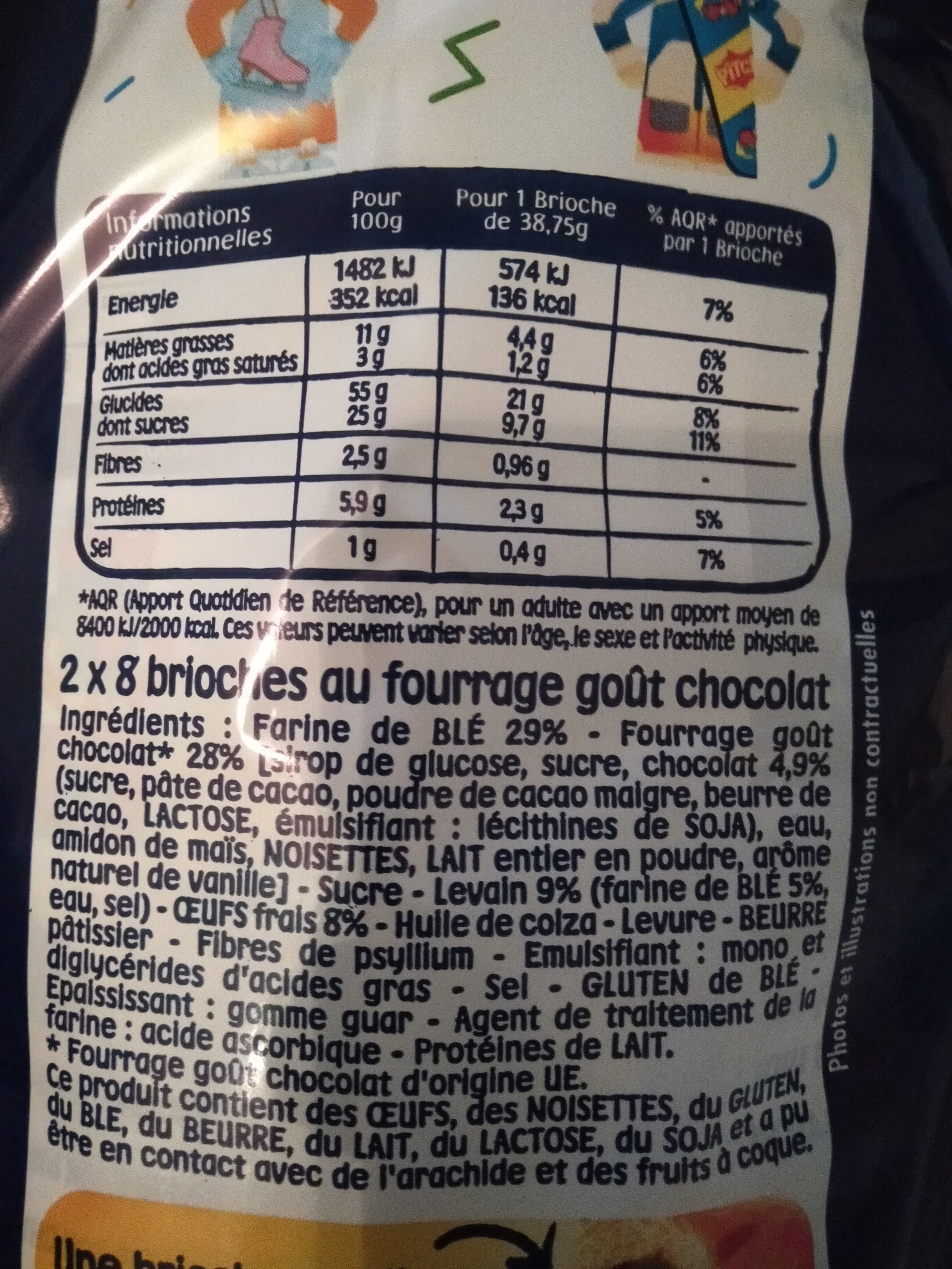 Brioches Pasquier Brioche Pasquier chocolat packshot