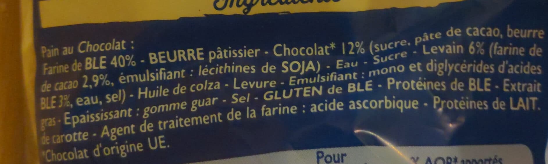 Pasquier Pains au chocolat packshot