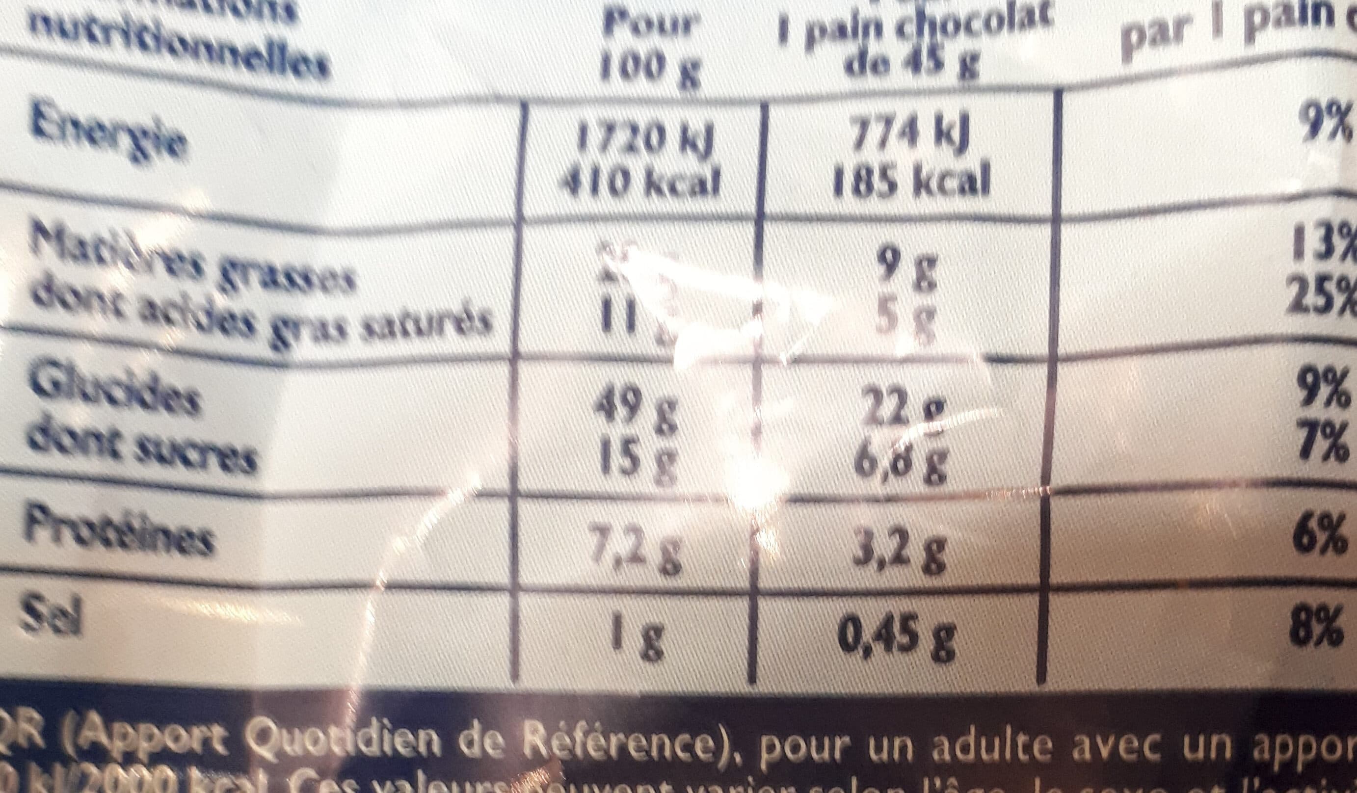 Pasquier Pains au chocolat packshot