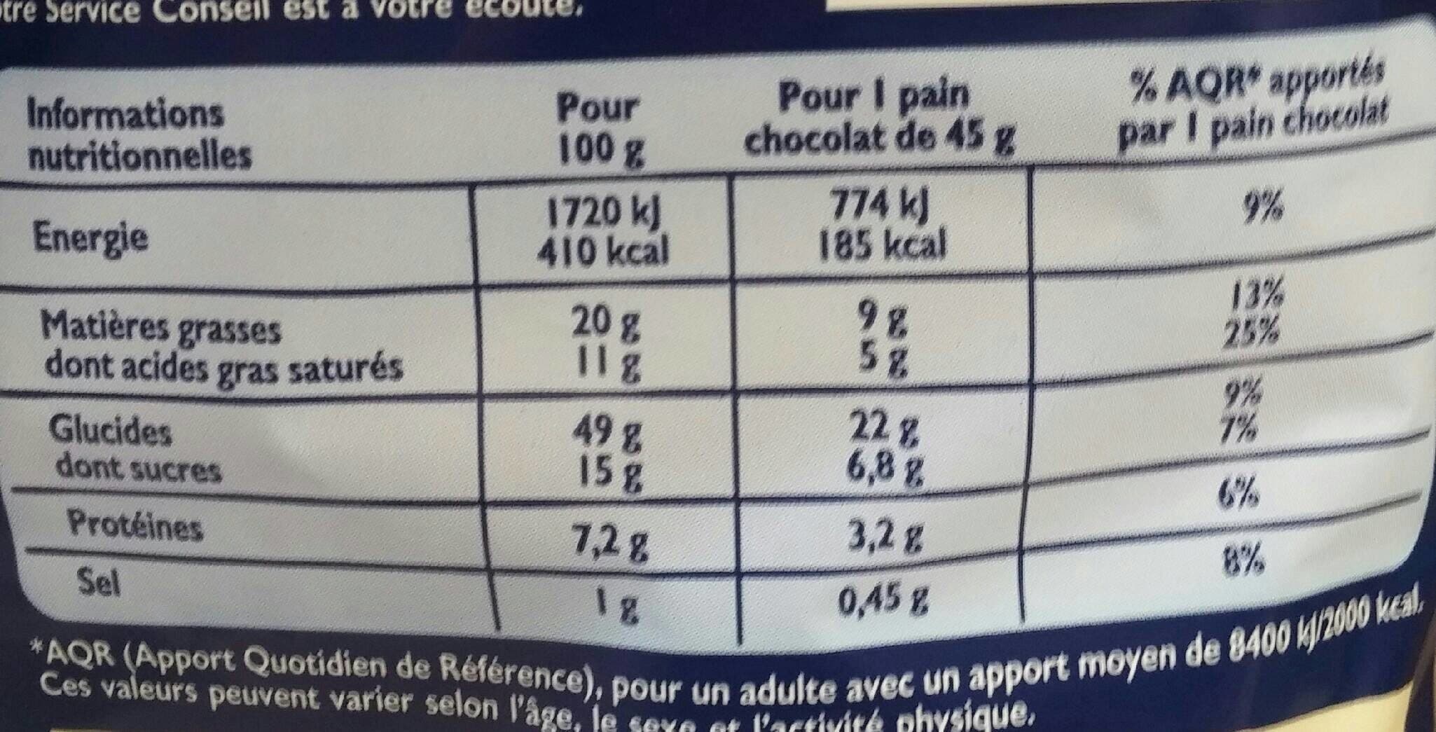 Brioches Pasquier Pains au Chocolat au levain packshot