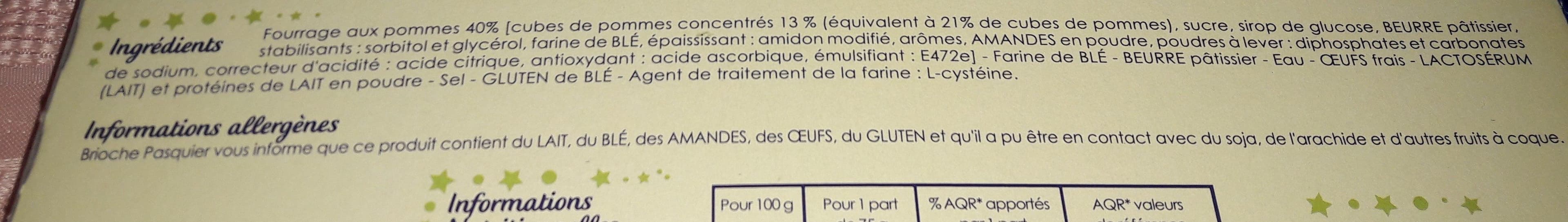 Brioche Pasquier Galette des rois pomme packshot