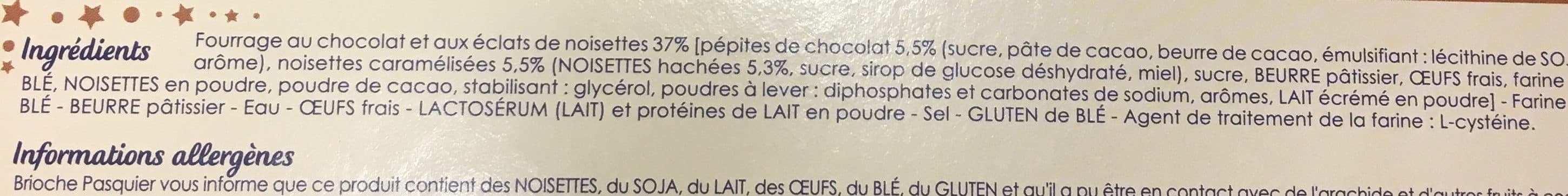 Brioche Pasquier Galette des Rois Chocolat et éclats de noisette packshot