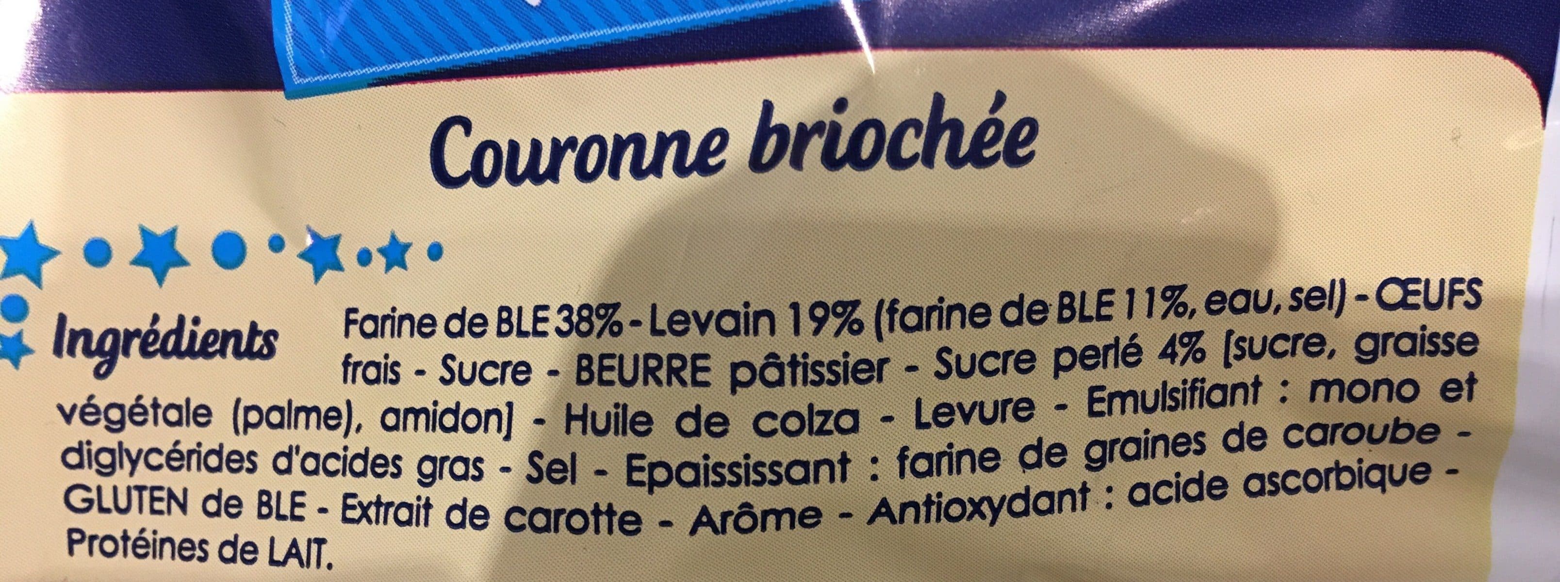 Brioche pasquier Couronne des Rois packshot