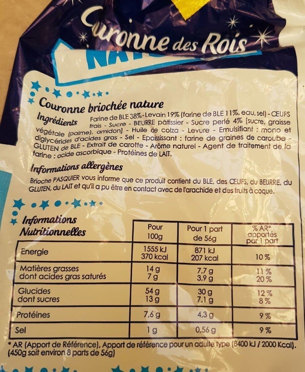 Brioche pasquier Couronne des Rois packshot