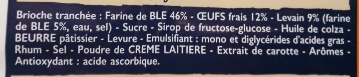 Pasquier Brioche en Tranches au Levain packshot