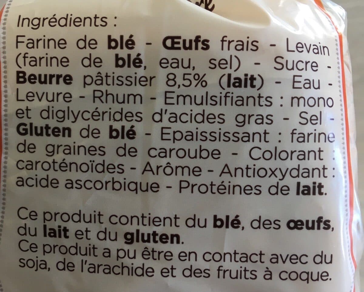 Open Food Facts Brioche Tressée packshot
