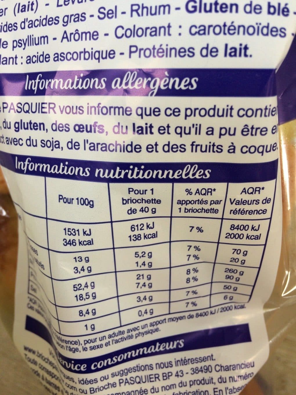 Pasquier Briochette packshot