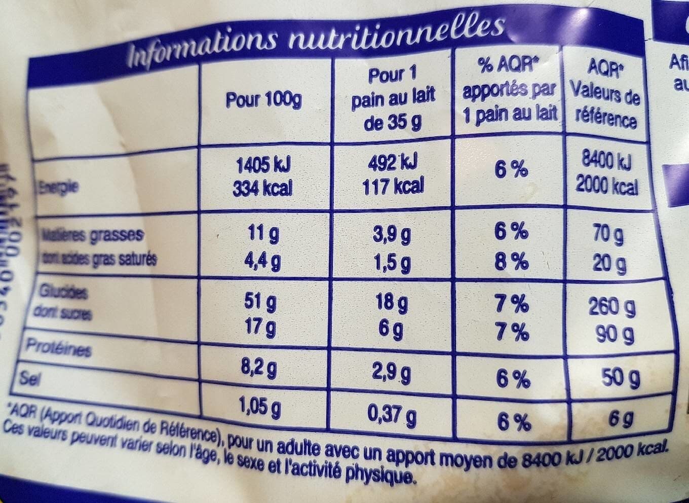 Pasquier 12 pains au lait - touche de fruits rouges packshot