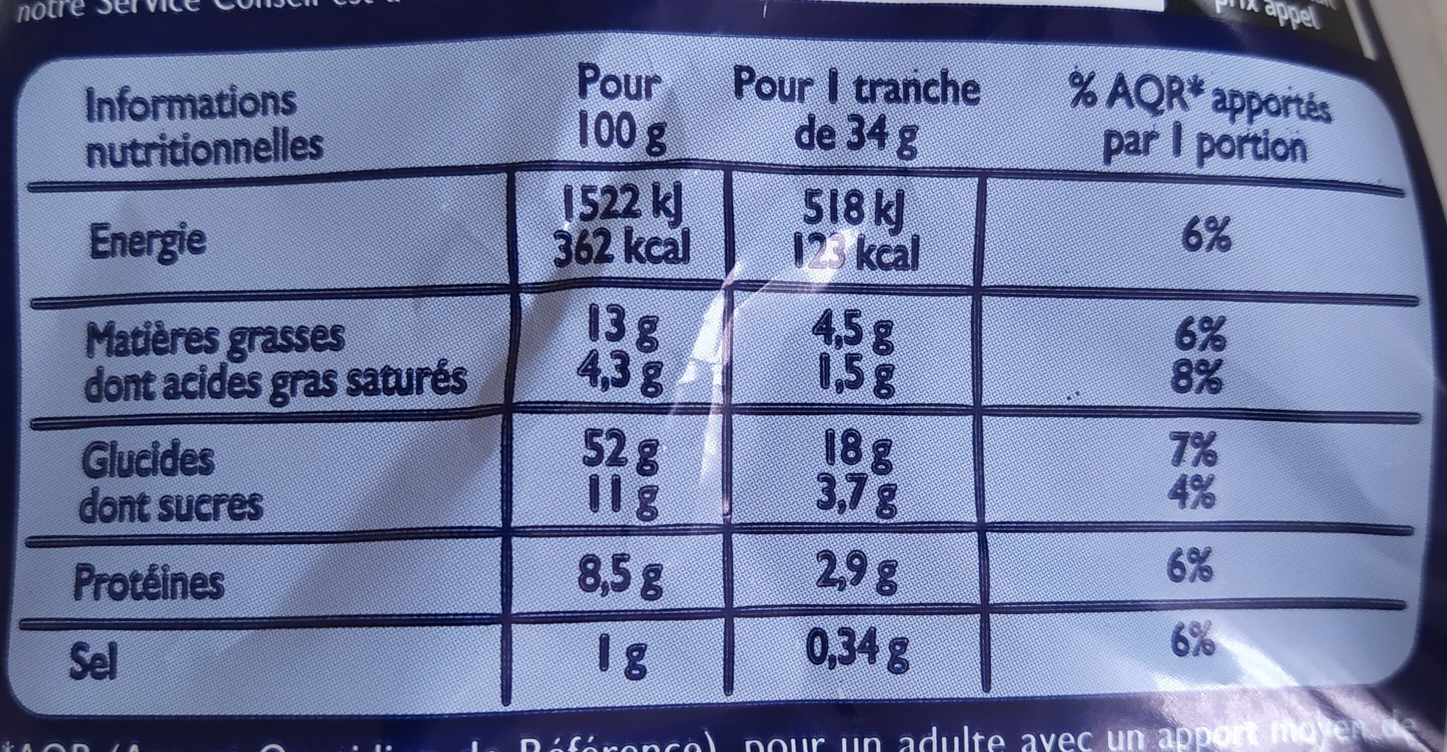 Brioche Pasquier Brioche Tranchée packshot