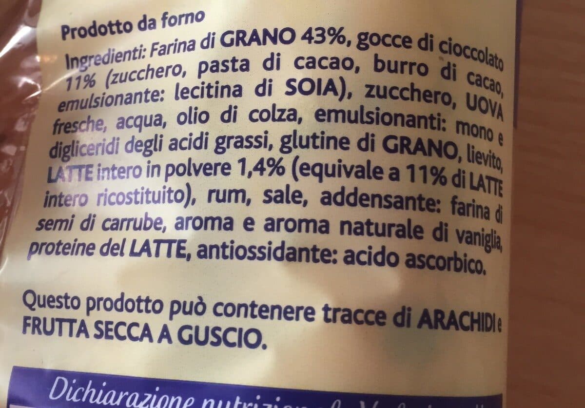 Brioches Pasquier Panini al Latte con Gocce di Cioccolato Brioche Pasquier packshot