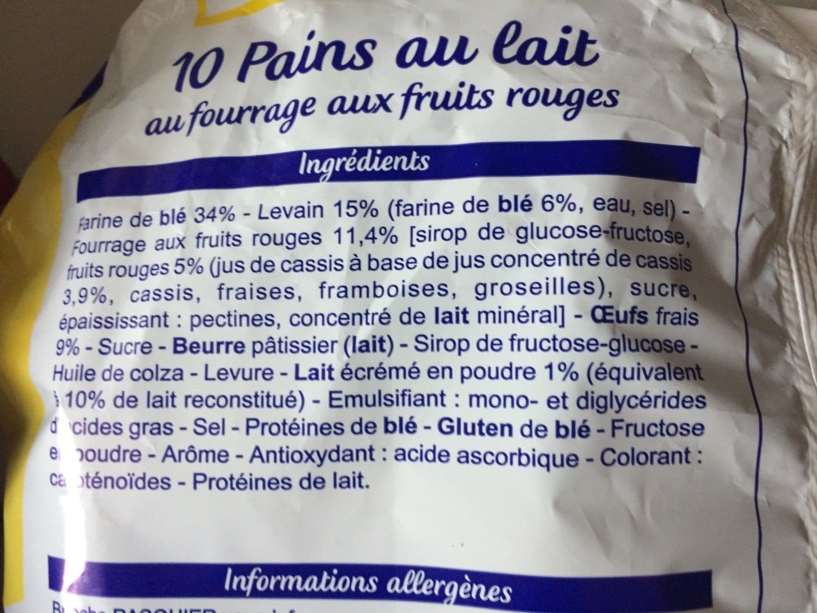 Brioches Pasquier Pains au lait packshot