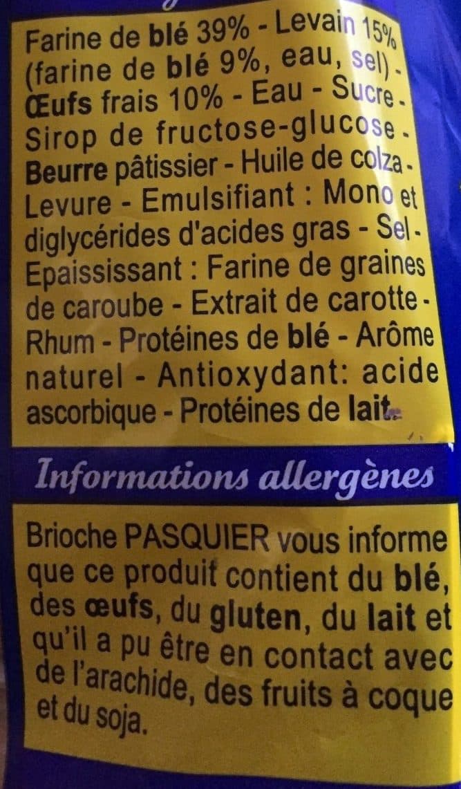 Brioche Pasquier Les Tranches de Brioche packshot