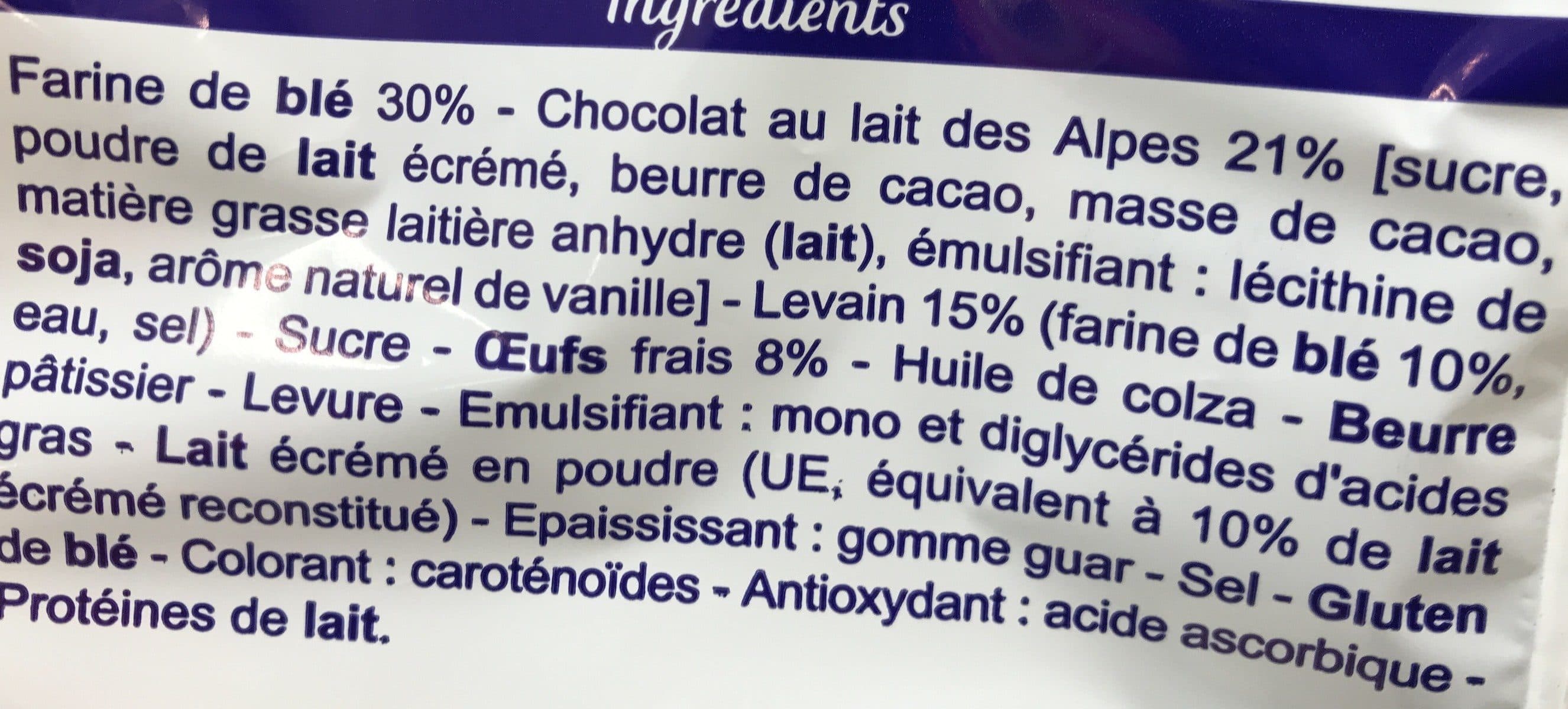 Brioches Pasquier 10 pains au lait packshot
