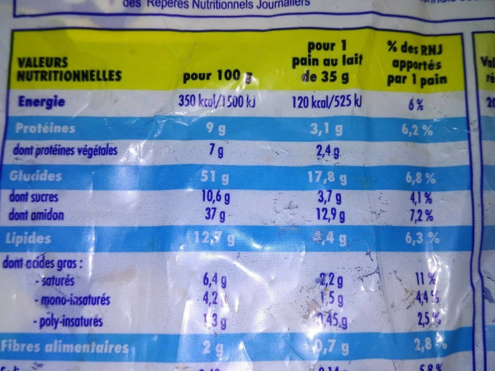 Pasquier 10 pains au lait packshot