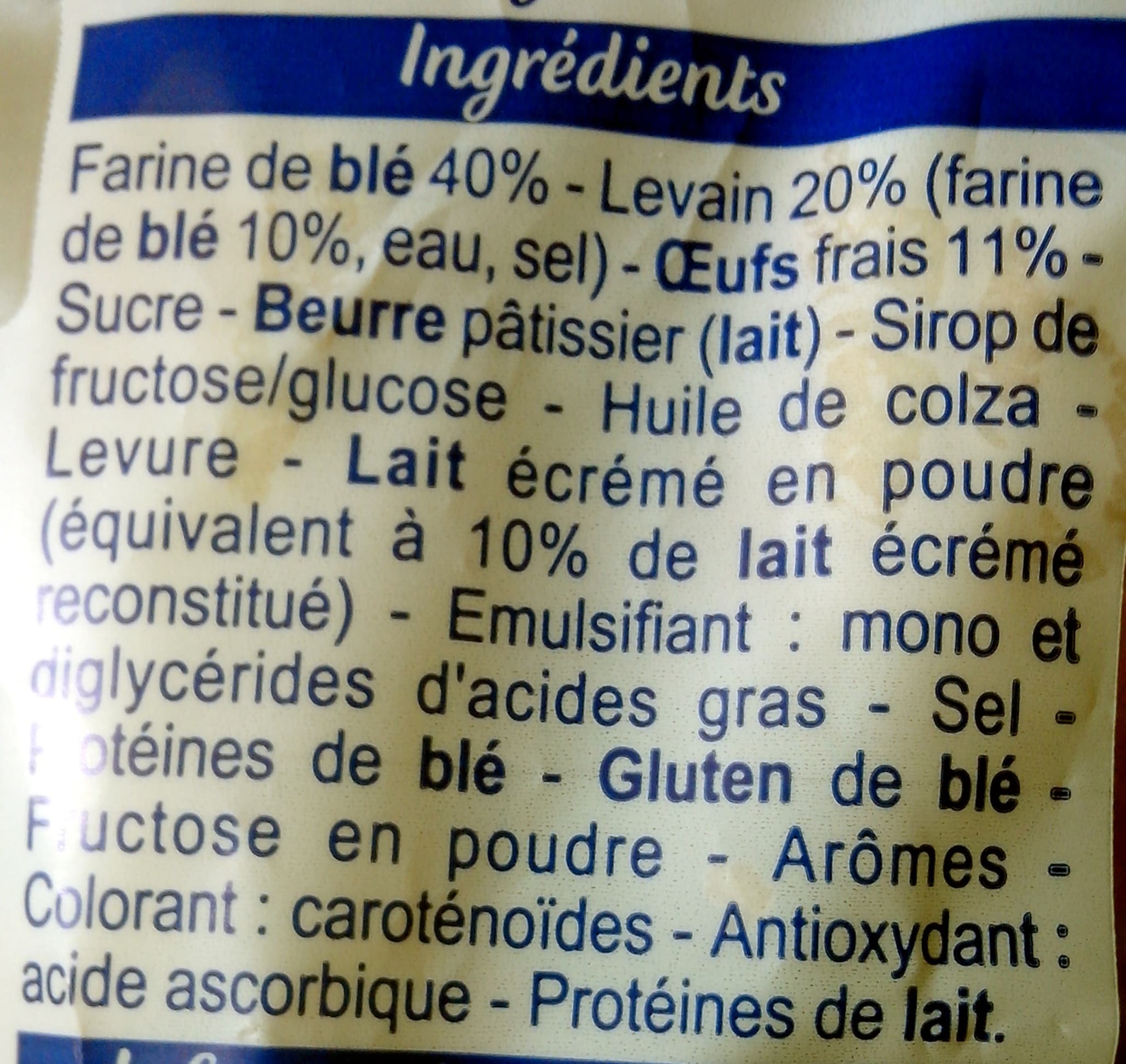 Brioche Pasquier Pain au lait - 420 g - Brioche Pasquier packshot