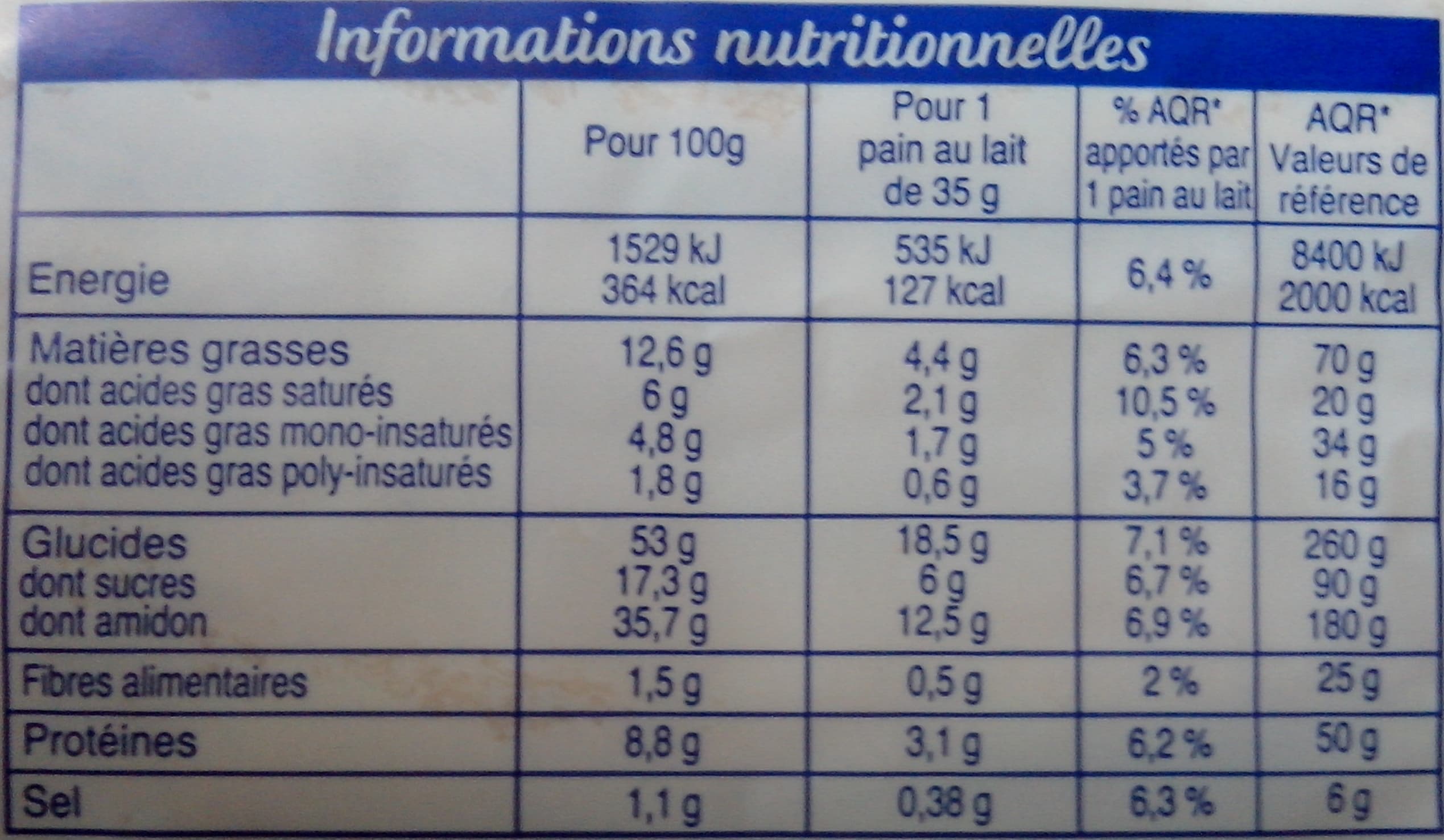 Brioche Pasquier Pain au lait - 420 g - Brioche Pasquier packshot