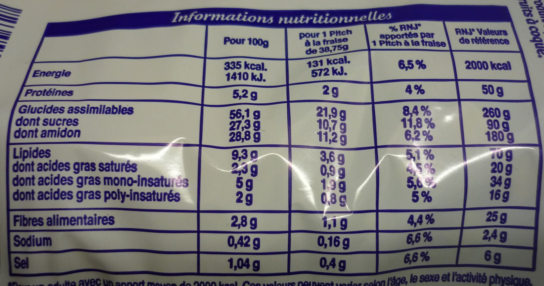 Brioche Pasquier Pitch brioches Fraise (x 8 + 2 gratuits) - 385 g - Brioche Pasquier packshot